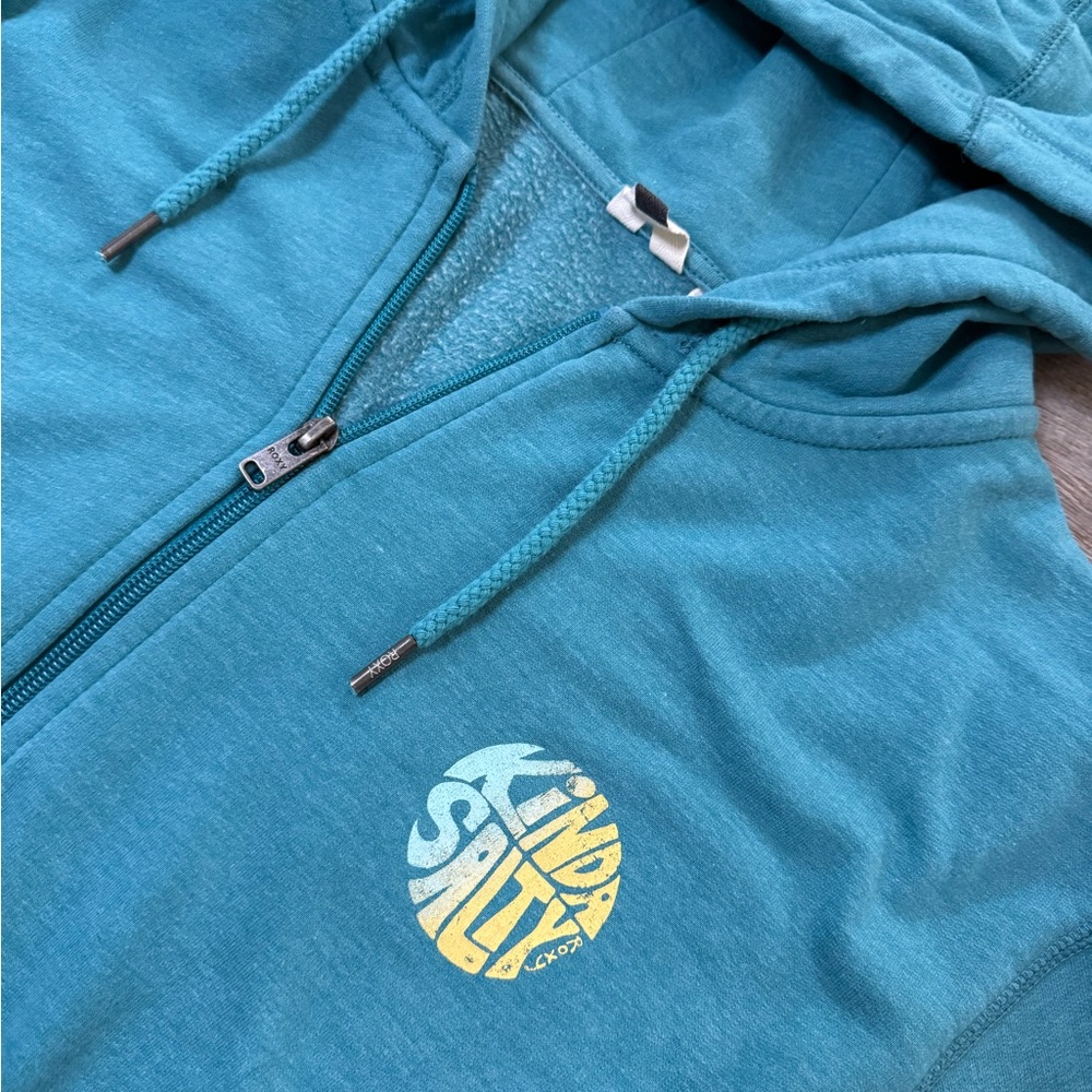 •ROXY• ZIP UP HOODIE - Picture 5 of 7